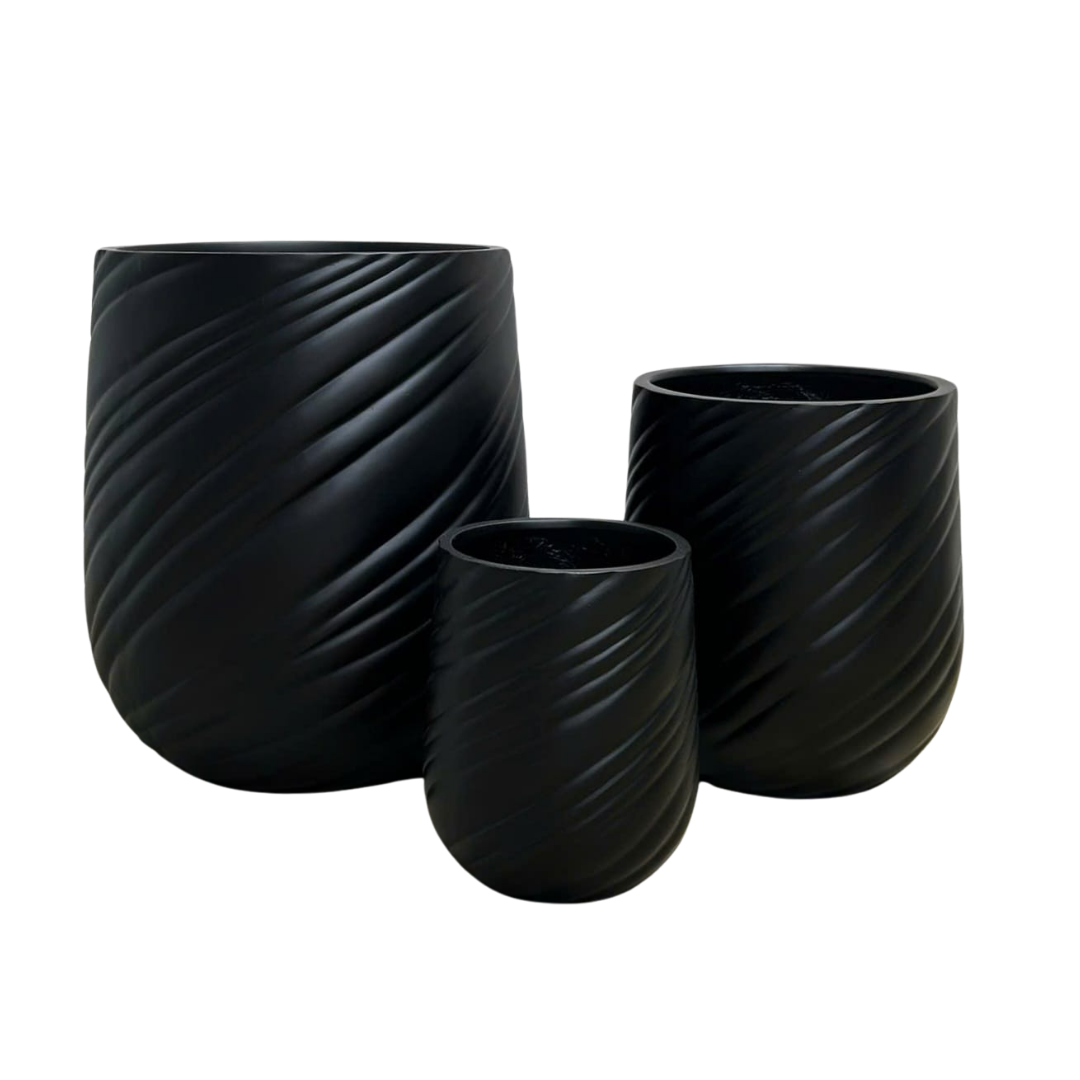 Castor Planter - Midnight Black