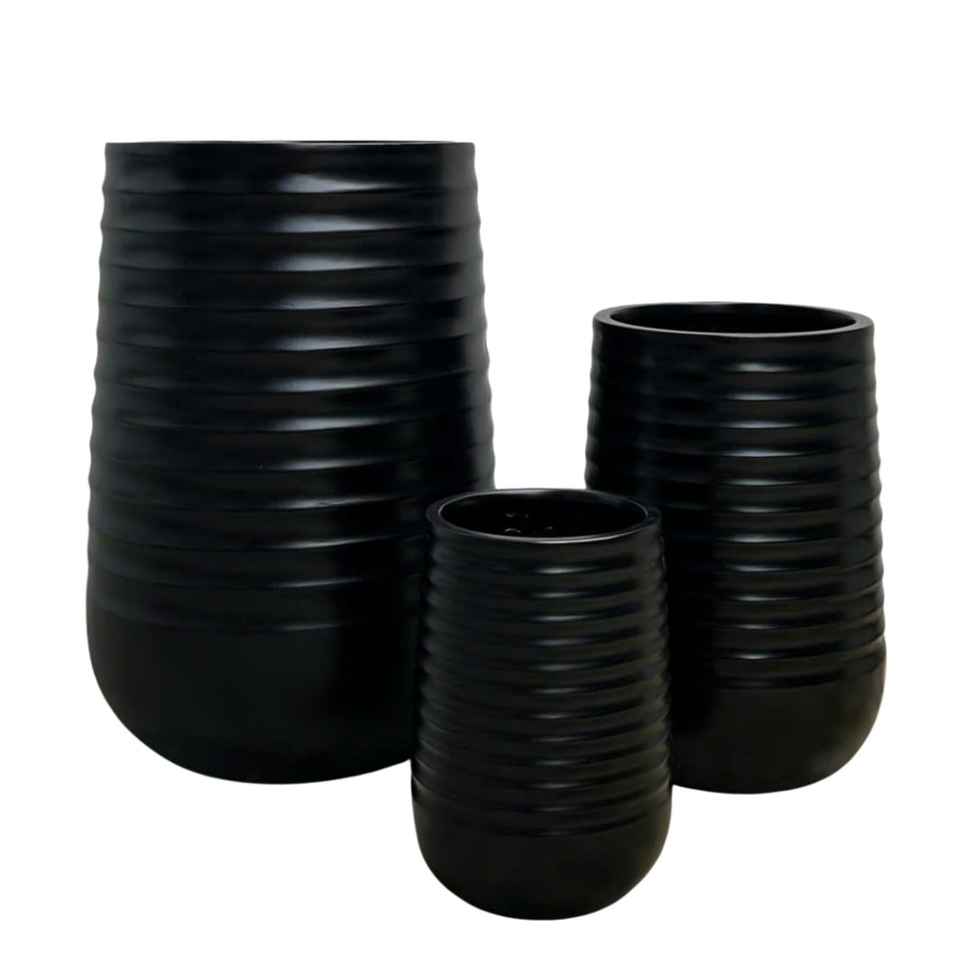 Capella Planter - Midnight Black