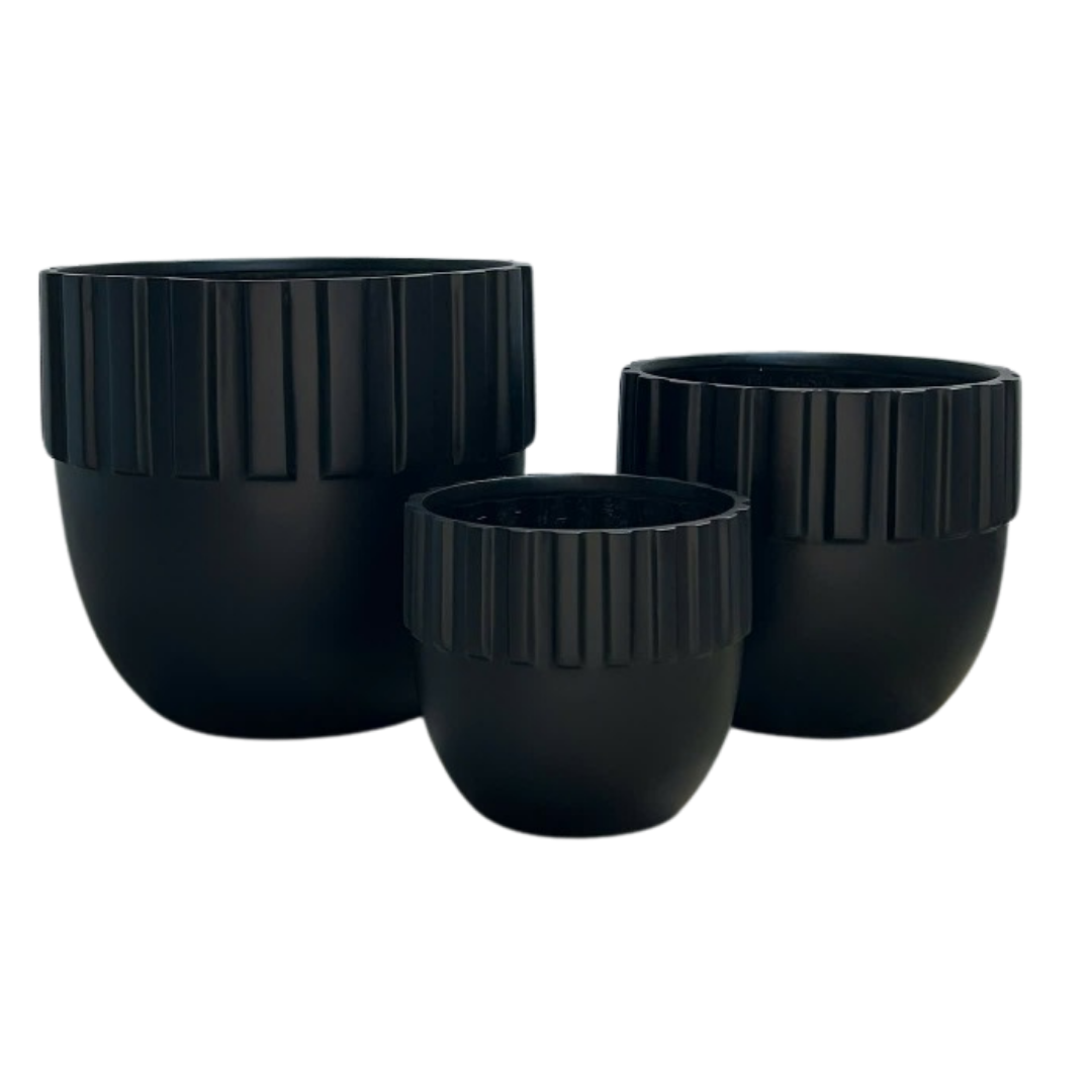 Oasis Planter - Midnight Black