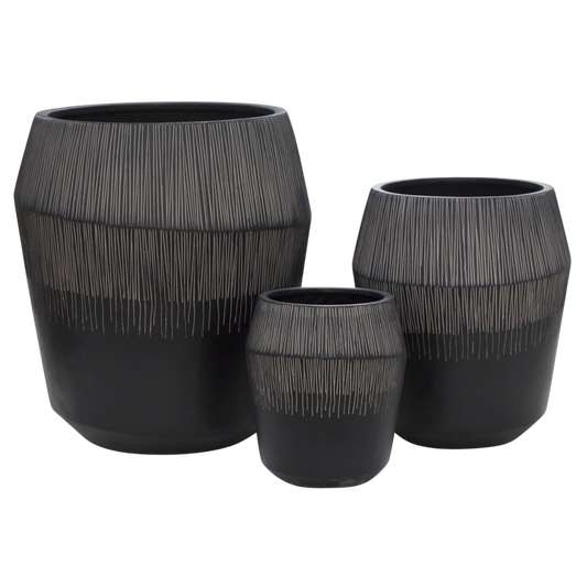 Solara Planter - Midnight Graphite