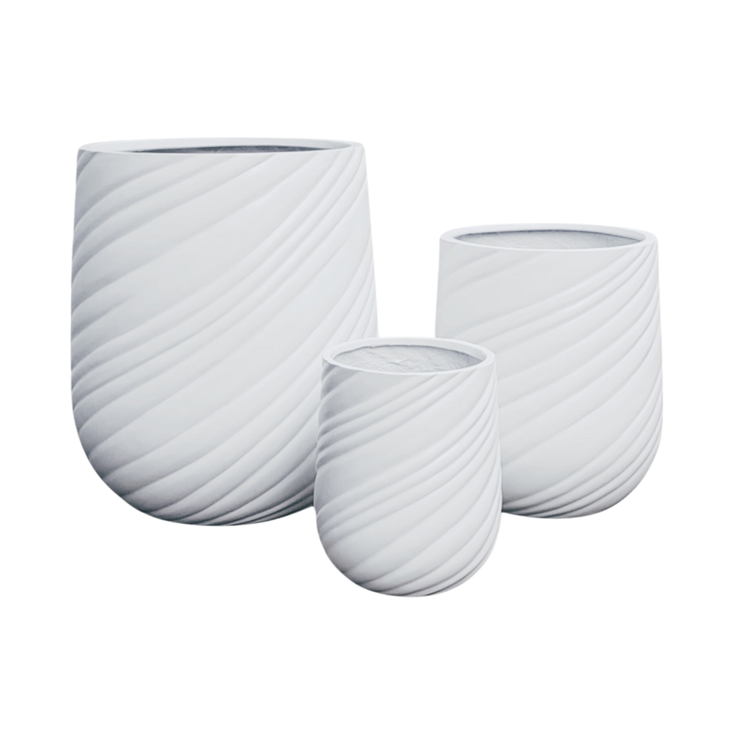 Castor Planter - Pearl White