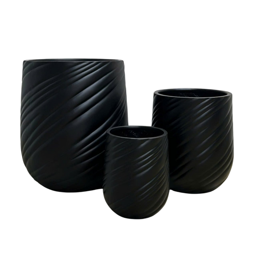 Castor Planter - Midnight Black