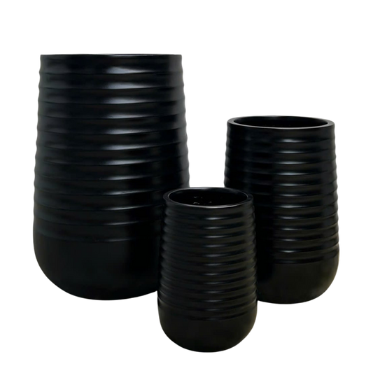 Capella Planter - Midnight Black