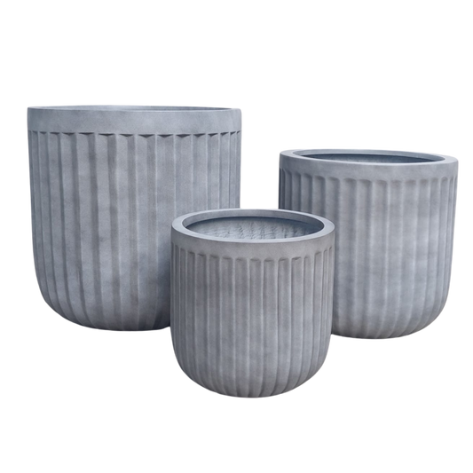 Zeta Planter - Muted Grey