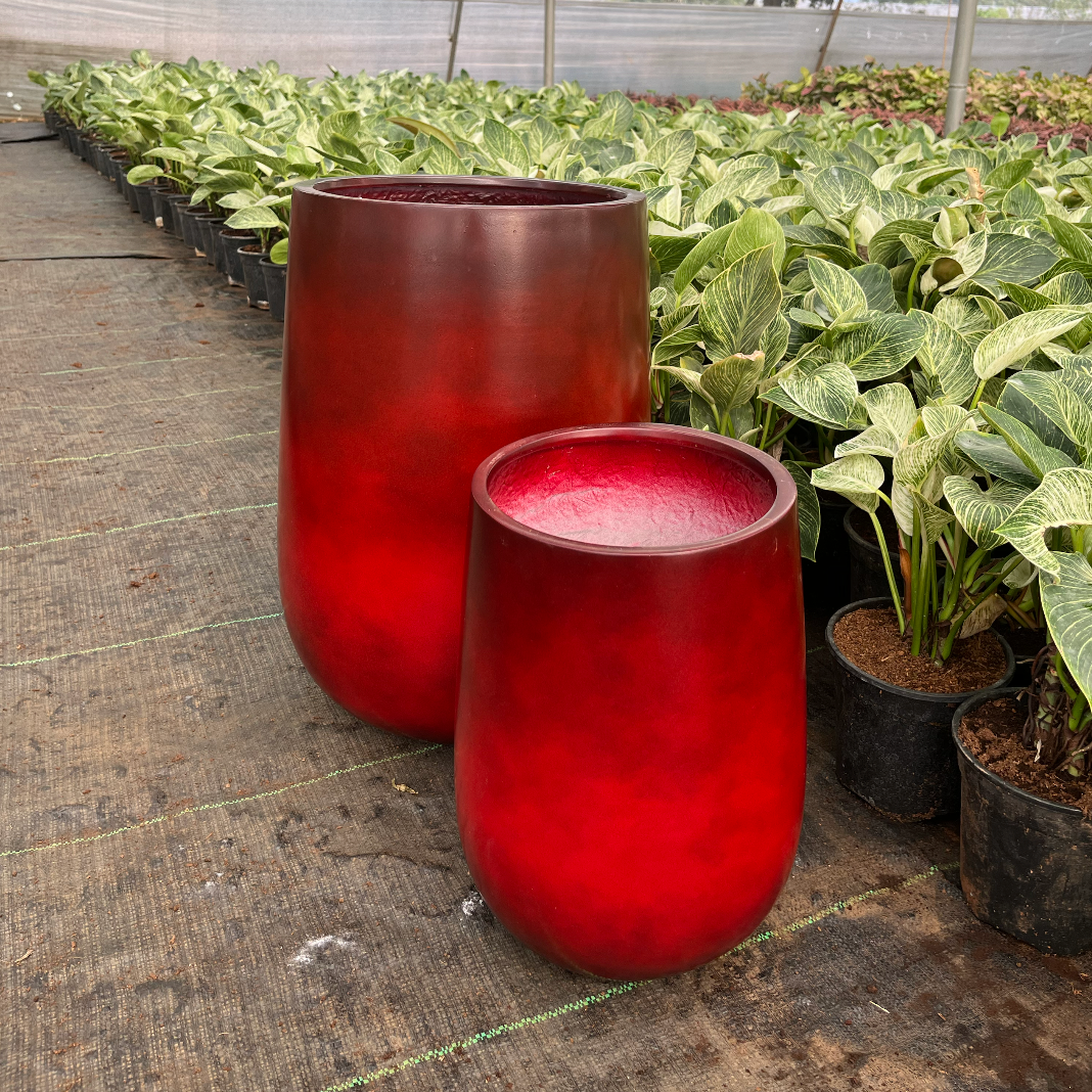 Nebula Planter - Sienna Red