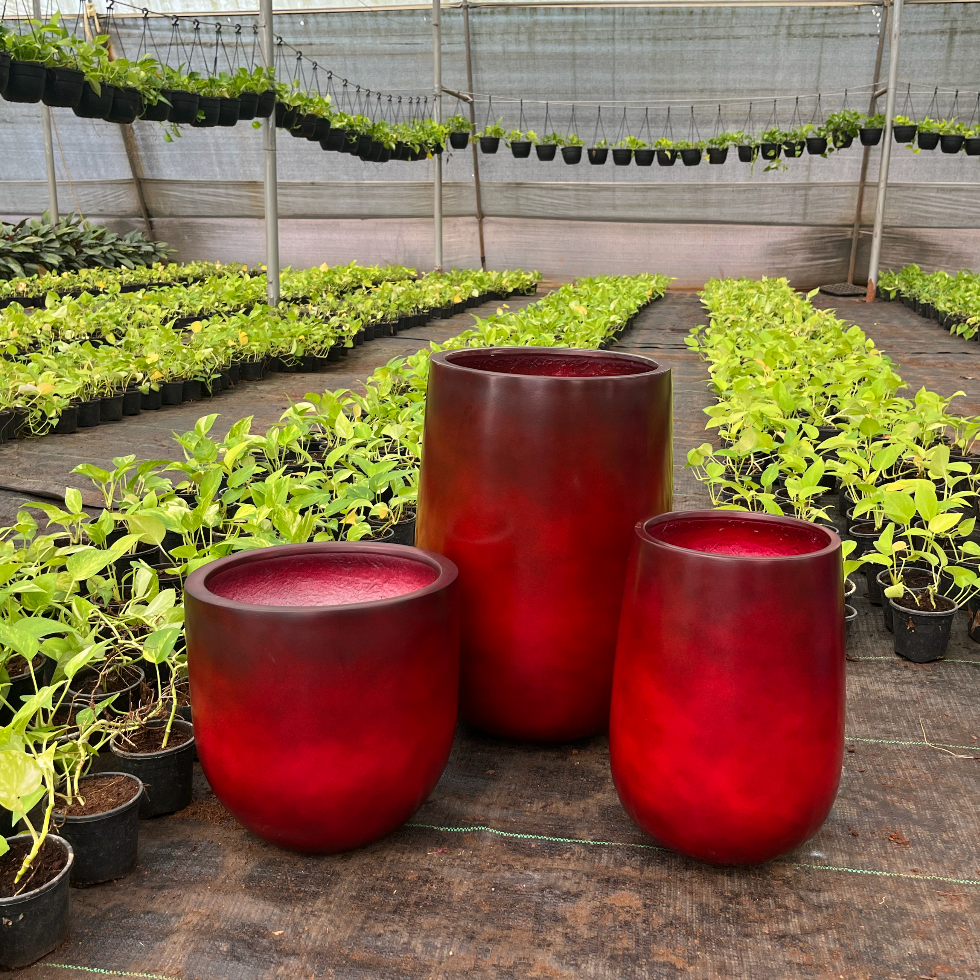Altair Planter - Sienna Red